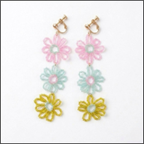 Triple Bloom Earrings