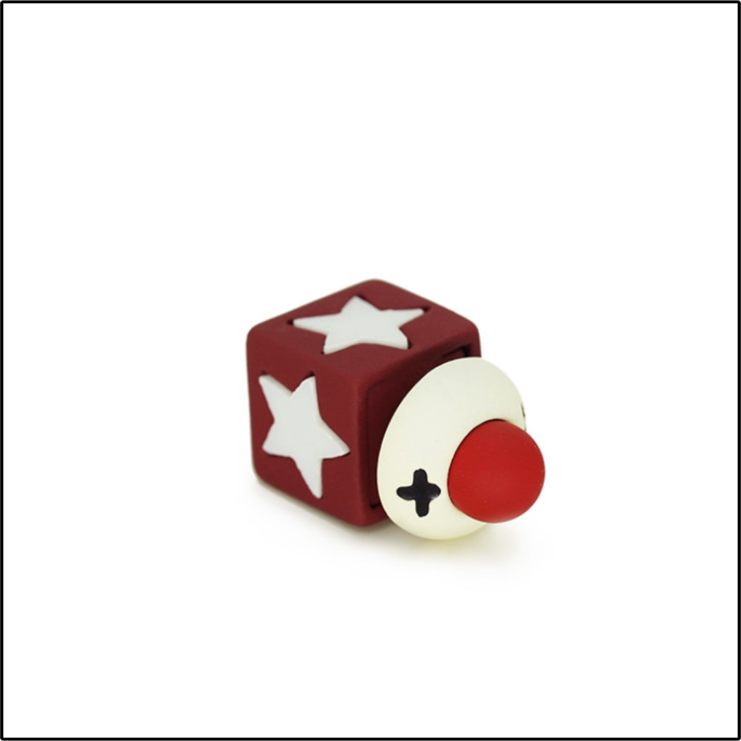 Pierrot Dice Earrings