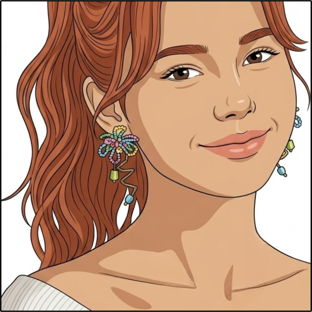 Fireworks Drop Earrings