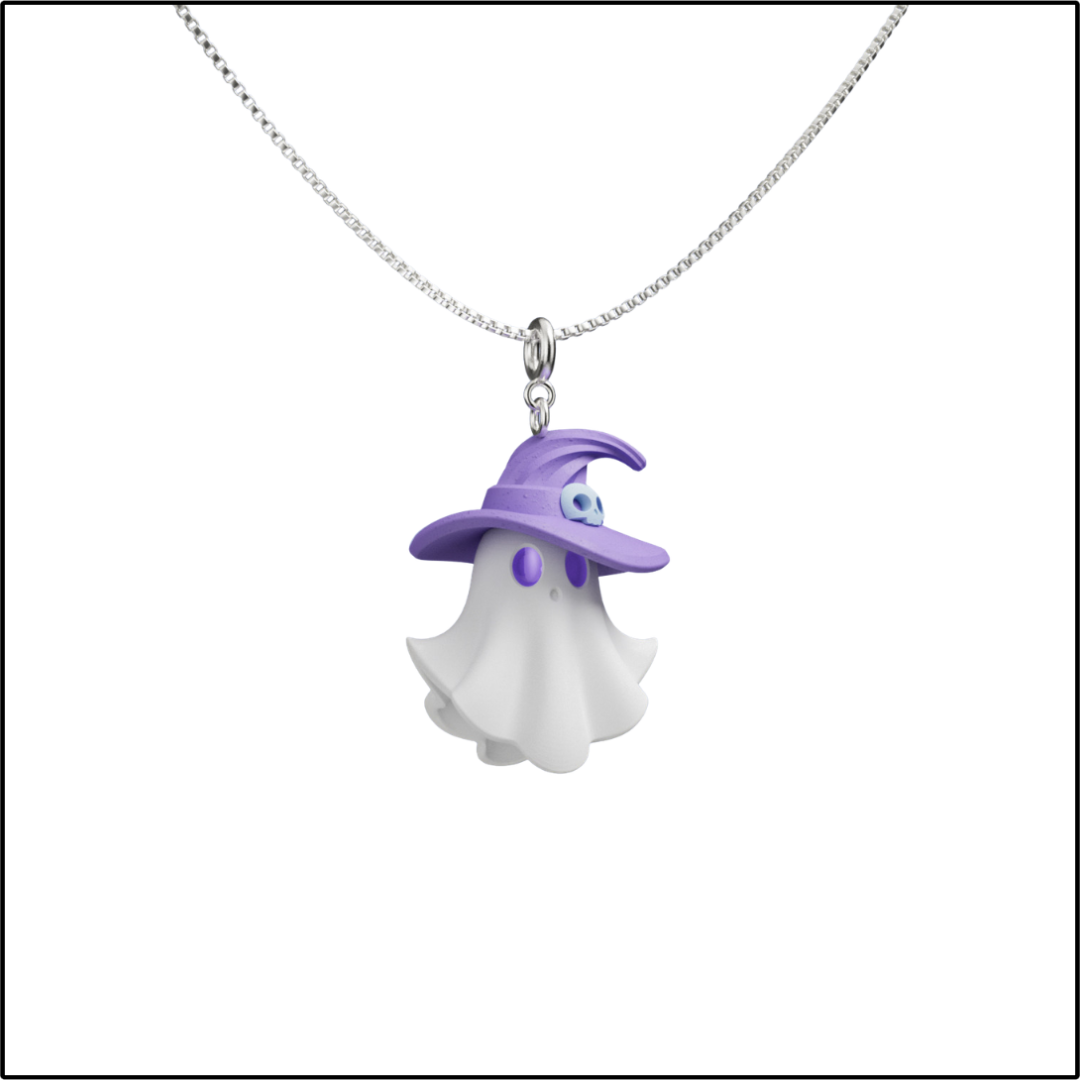 Hocus Pocus Ghost Necklace