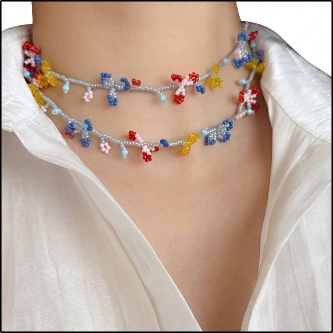Layered Wildflower Necklace