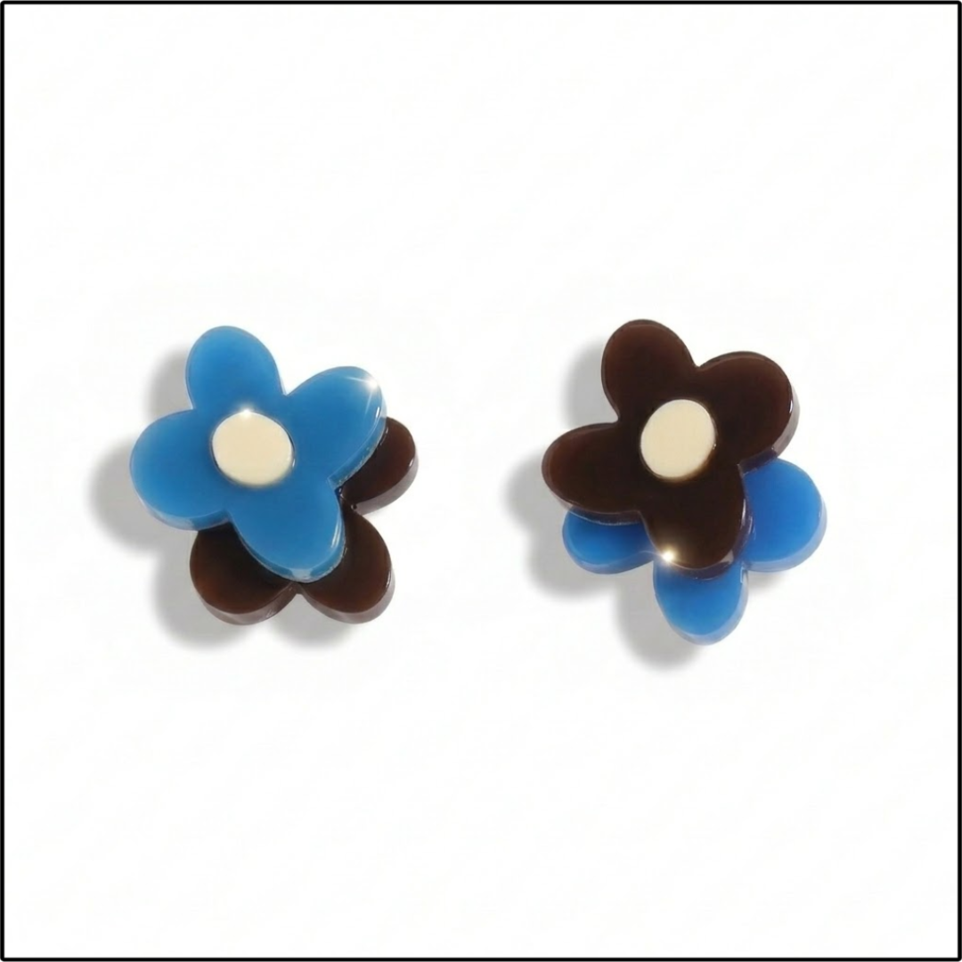 Double Blossom Earrings