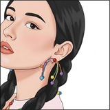 Beaded Vault Earrings