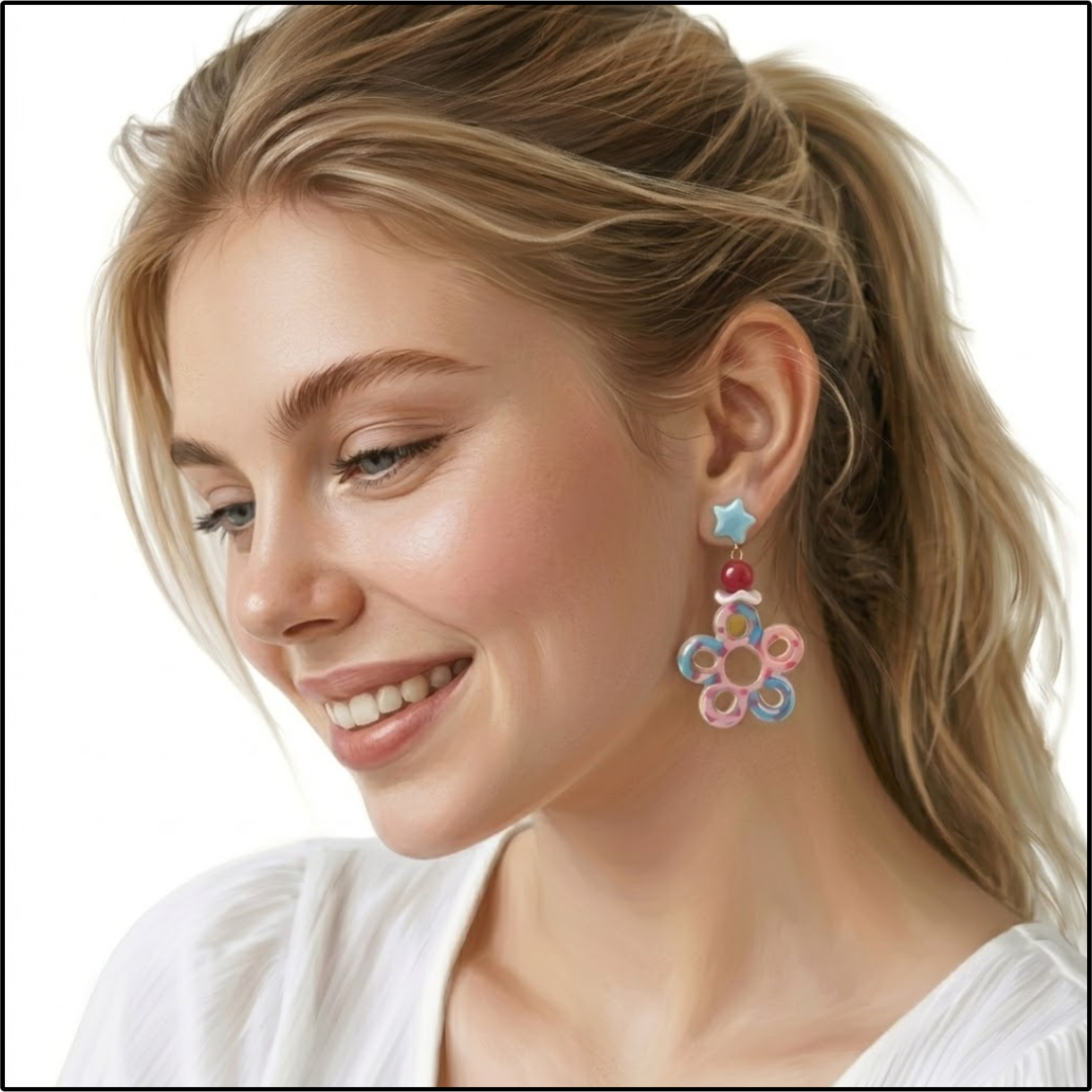 Sugar Star Bloom Earrings