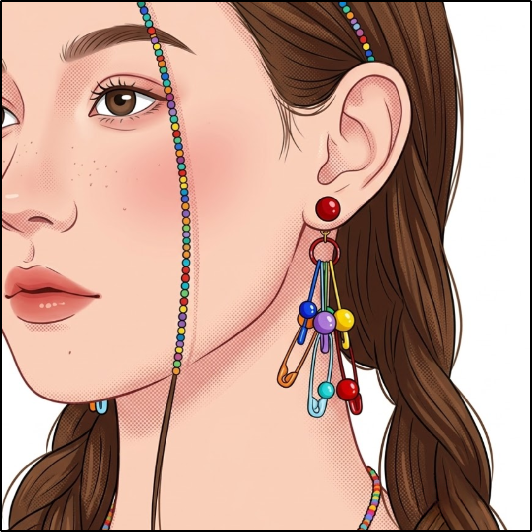 Pin Party Earrings