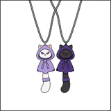 Grumpy Hood Cat Necklace