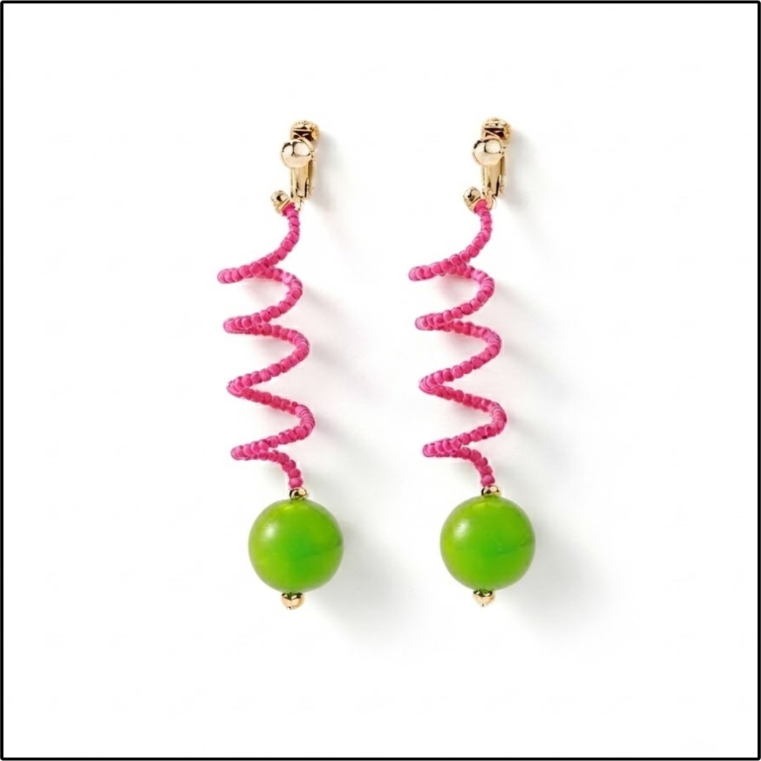Zesty Spiral Earrings