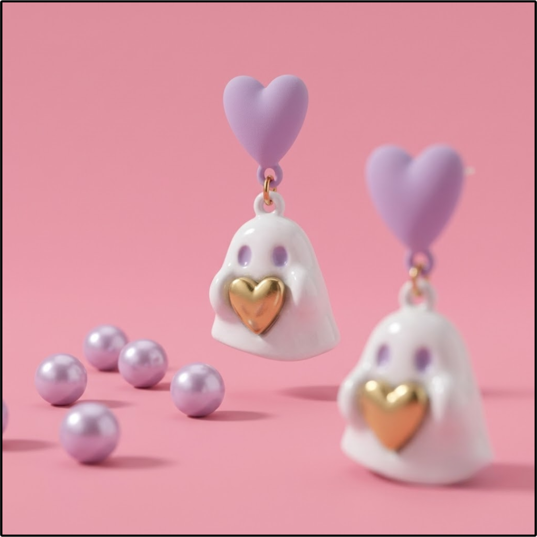Cloud Ghost Earrings