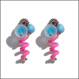 Blue Orbit Earrings
