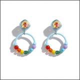 Amber Spectrum Earrings