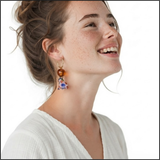 Candy Cat Drop Earrings