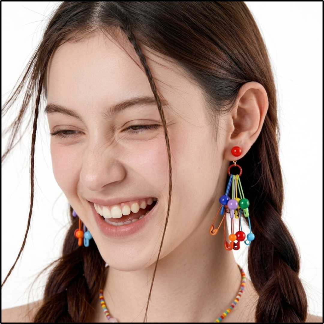 Pin Party Earrings