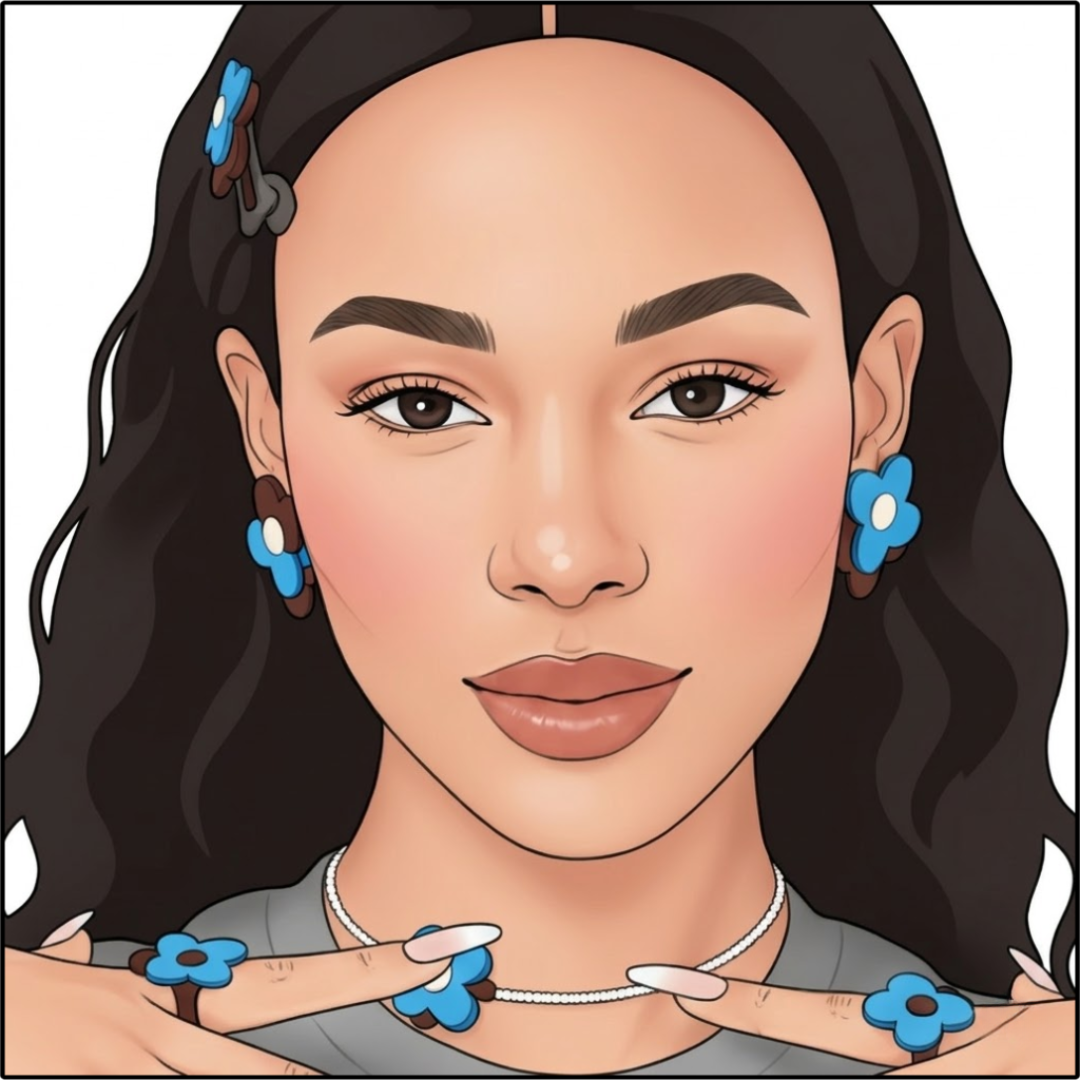 Double Blossom Earrings