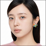 Rainbow Star Sprout Earrings