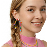Beaded Vault Earrings