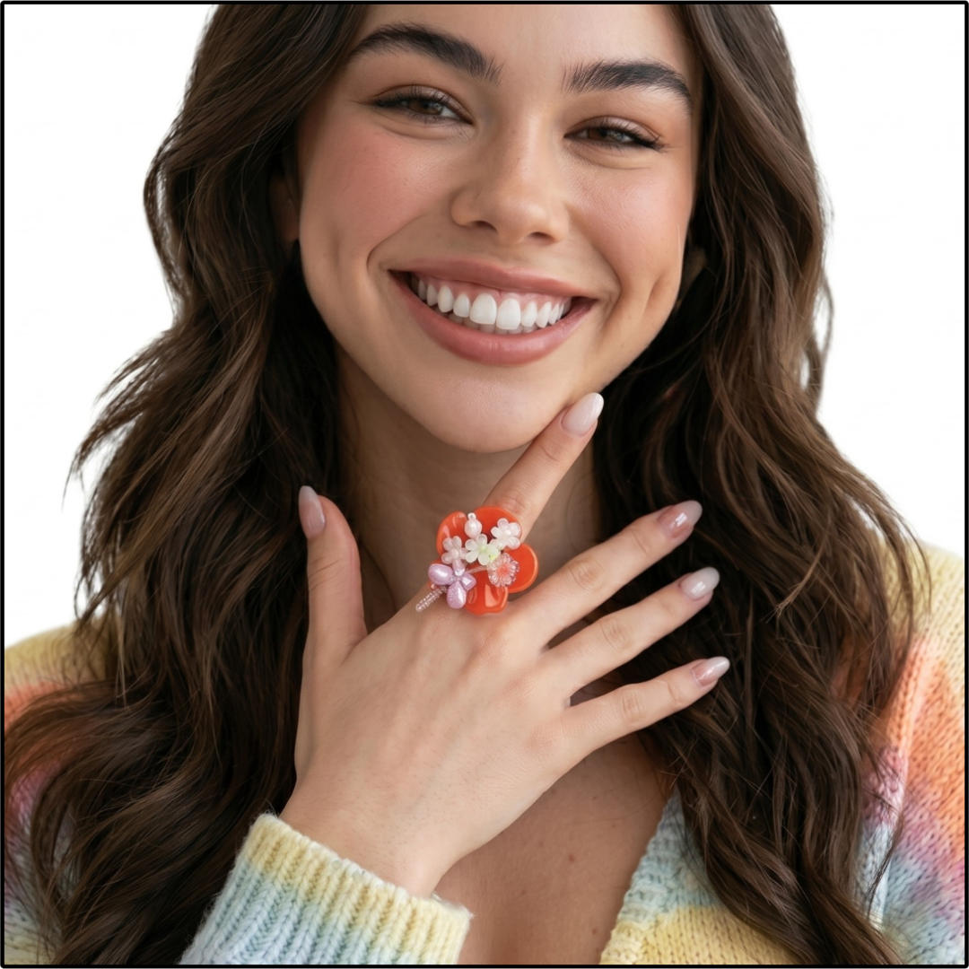 Coral Bloom Ring
