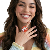 Coral Bloom Ring