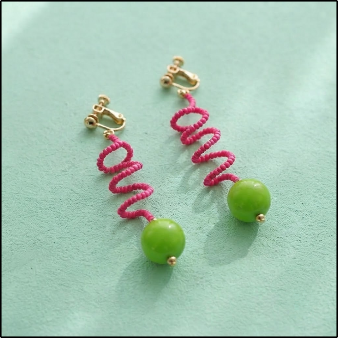 Zesty Spiral Earrings