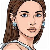 Daisy Star Earrings