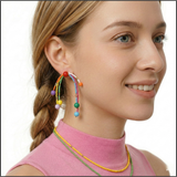 Beaded Vault Earrings