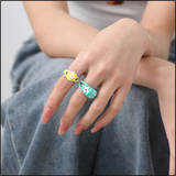 Minty Puff Ring