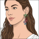 Wildflower Vine Earrings