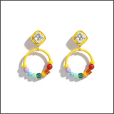 Amber Spectrum Earrings