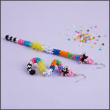 Rainbow Worm Earrings