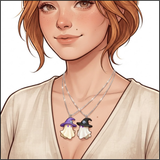 Hocus Pocus Ghost Necklace
