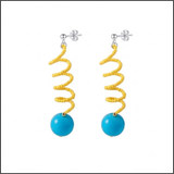 Sunny Coil Earrings