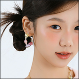Pastel Star Hoop Earrings