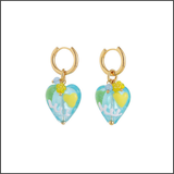 Tide Pool Heart Earrings