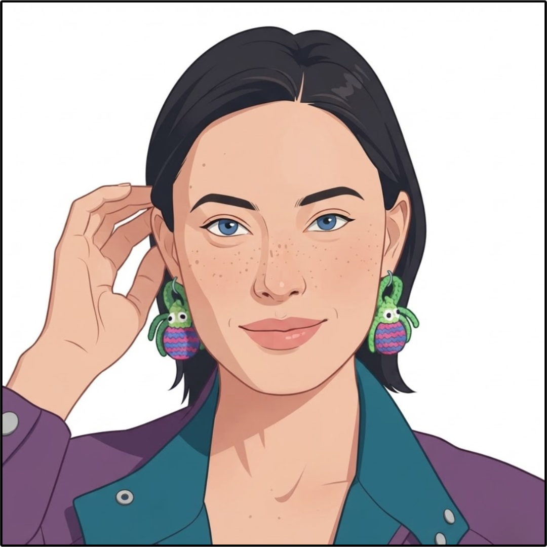 Funky Spider Earrings