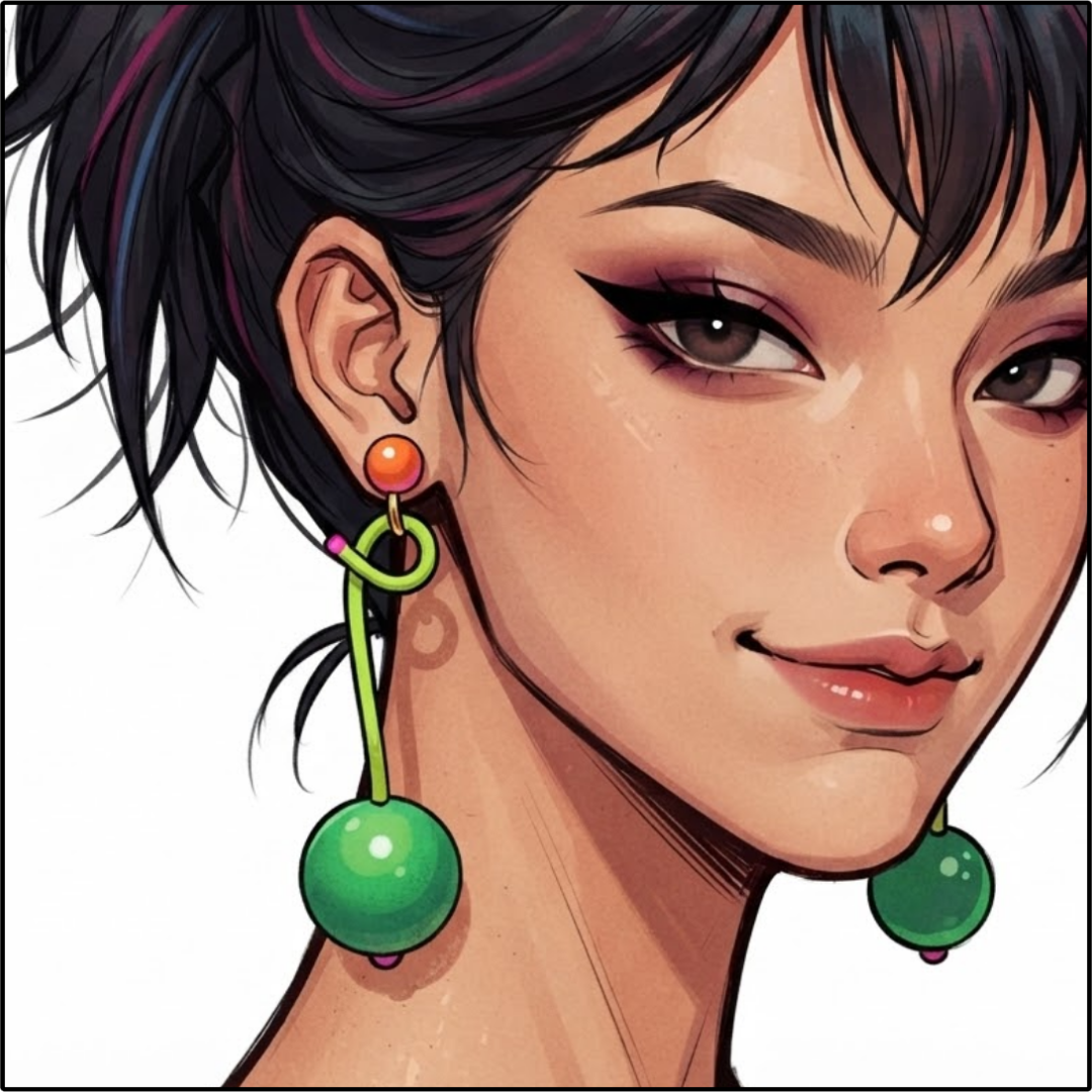 Mango Twist Earrings