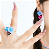 Blue Orbit Ring