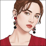 Polka Sphere Earrings