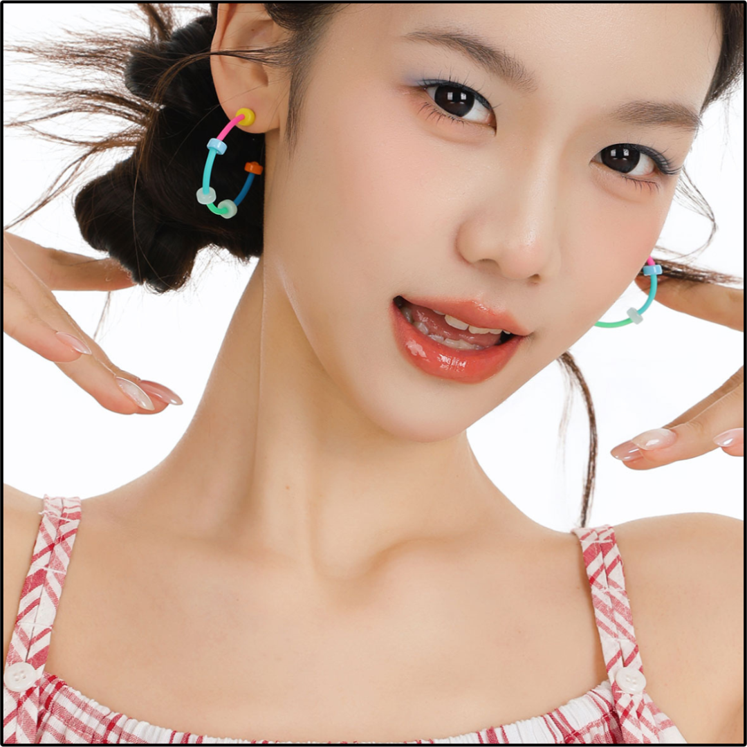 Rainbow Loop Earrings