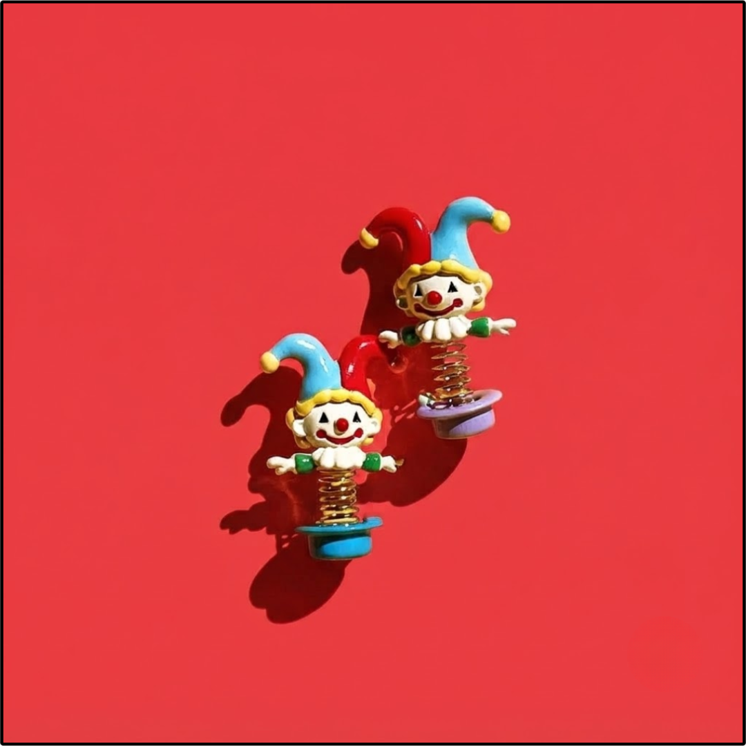 Bouncy Jester Earrings