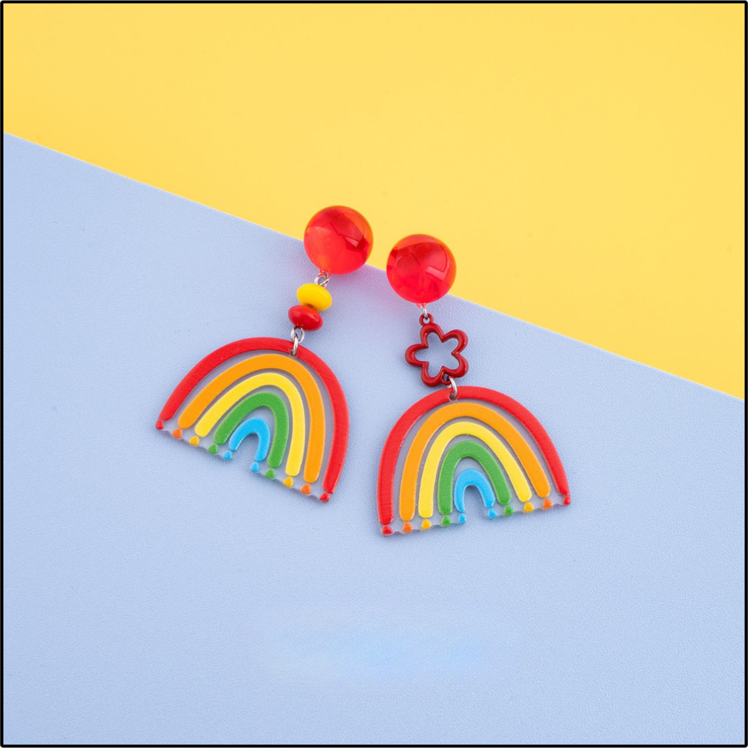 Hello Rainbow Earrings