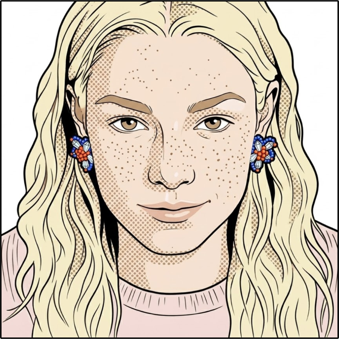 Coral Bloom Earrings