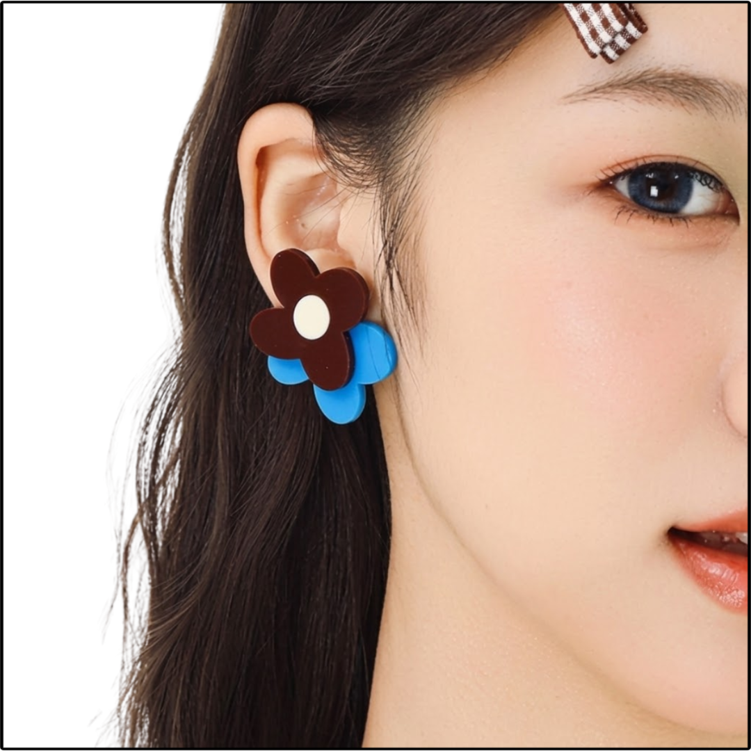 Double Blossom Earrings