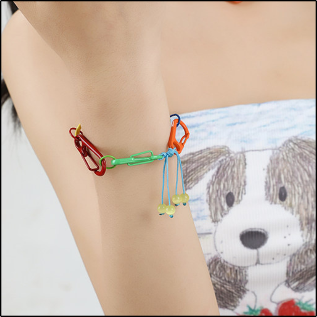 Paperclip Color Pop Bracelet