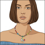 Artist Palette Necklace