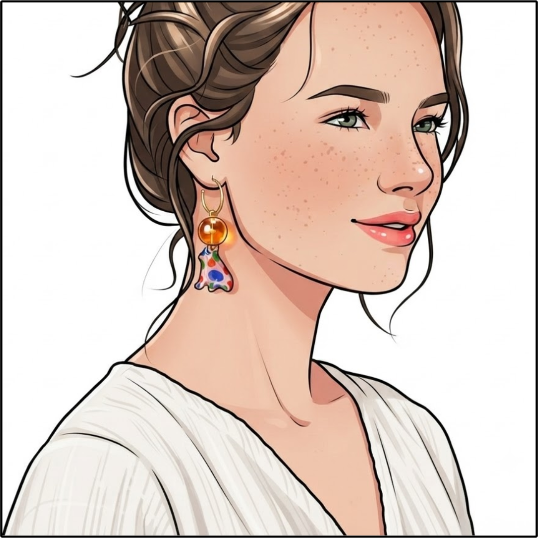 Candy Cat Drop Earrings