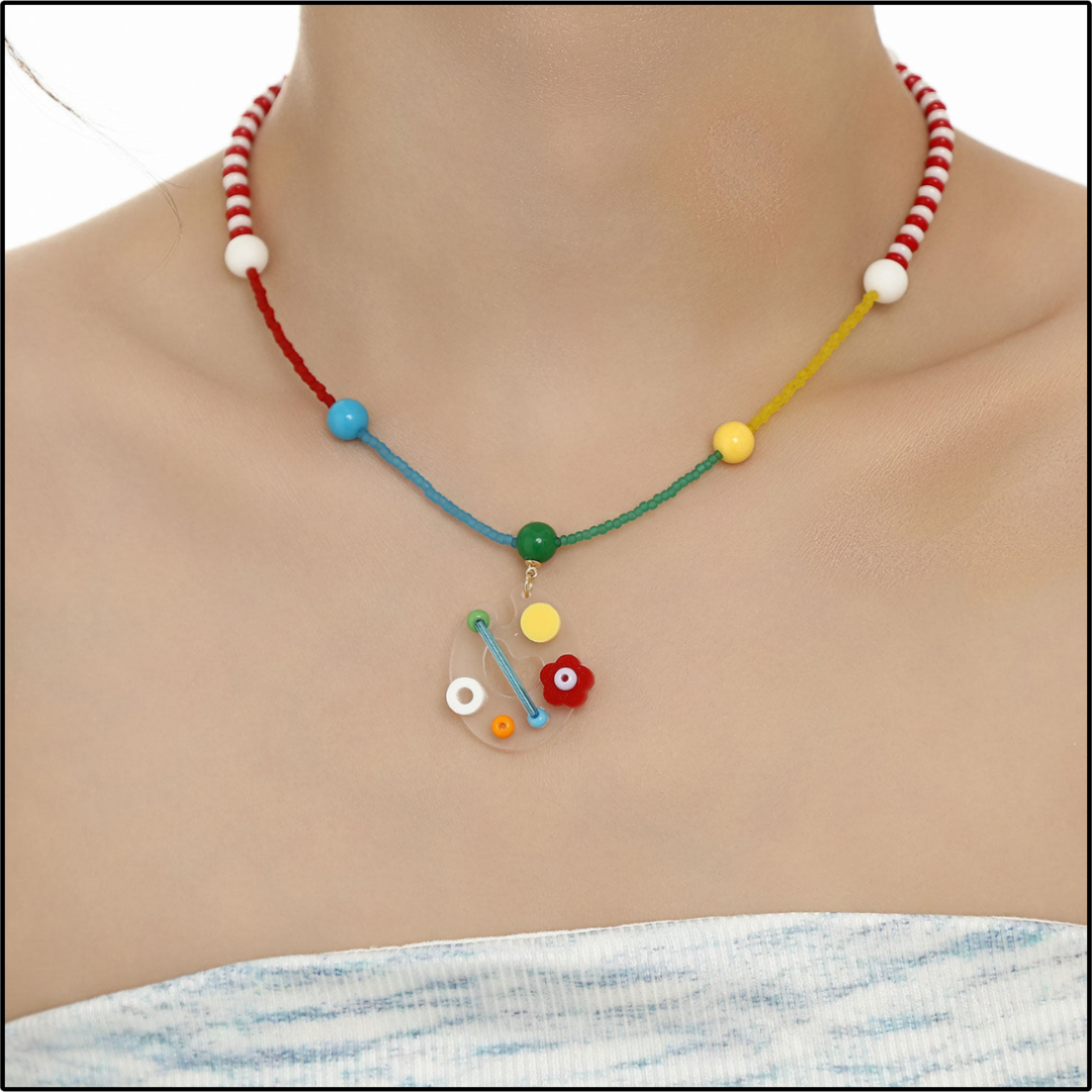 Artist Palette Necklace