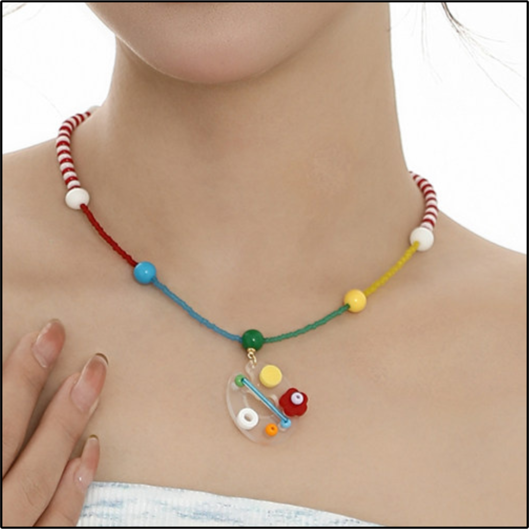 Artist Palette Necklace