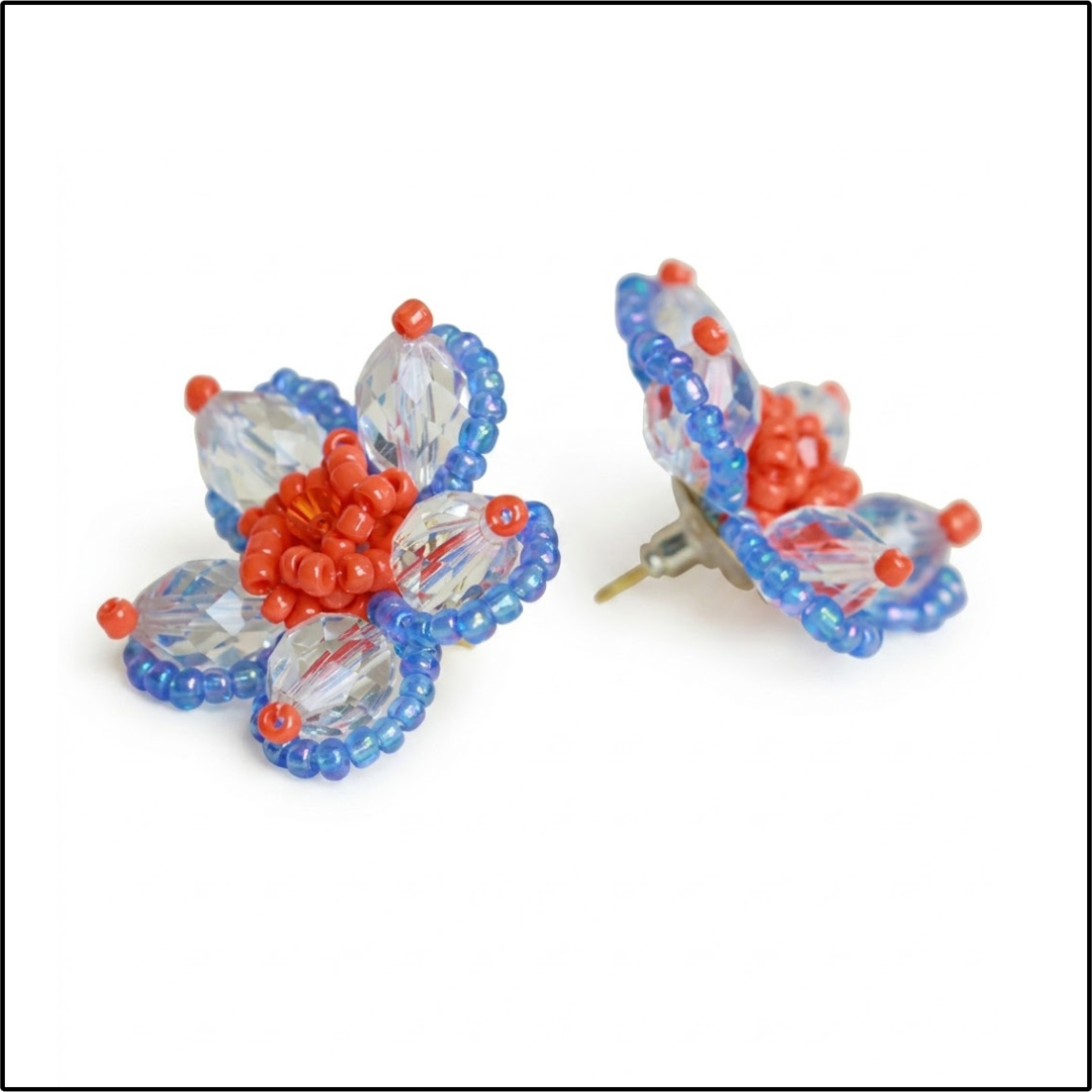 Coral Bloom Earrings