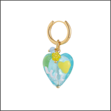 Tide Pool Heart Earrings