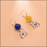 Candy Cat Drop Earrings