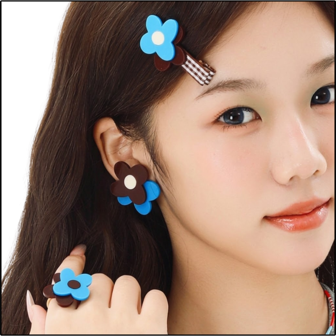 Double Blossom Earrings